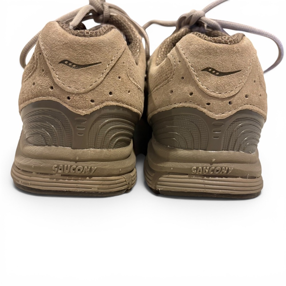 Saucony Grid Integrity ST2 Women's Size 9.5 Walking Shoes Tan Suede Sneakers - Picture 6 of 10